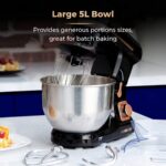 Tower 3-in-1 5L Stand Mixer with 6 Speeds and Pulse Setting, 1000W, Rose Gold, T12033RG - Image 6