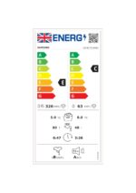 Series 5 WD80TA046BX/EU with ecobubble™ Freestanding Washer Dryer, 8/5 kg 1400 rpm, Graphite, E Rated, Decibel rating: 54, EU Acoustic Class: A - Image 8