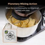 Tower 3-in-1 5L Stand Mixer with 6 Speeds and Pulse Setting, 1000W, Rose Gold, T12033RG - Image 5