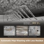 X50 Ultra Complete Robot Vacuum with Mop, 20000Pa, Conquers Obstacles Up to 6CM, Liftable Brush&Mops, 80°C Hot Water Washing, Anti-Tangling, Removable Mop, Dual Flex-Arm,… - Image 7