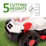 Cordless Lawnmower 20V – Brushless Motor Lawn Mower with 4.0Ah Battery & Charger – 33cm Width, 5 Heights, Mini Lawn Mower for Small Garden – Battery Operated Lawnmower -… - Image 3