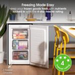 Under Counter Freezer 48cm Wide Freestanding White 60 Litre - Image 8