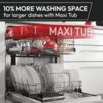 H-DISH 300 Freestanding Dishwasher, 13 Place Settings, Class C, Wi-Fi & Bluetooth, Maxi Tub, Rapid Wash & Start Delay, Black, 60x60x85 cm – HF 3C7L0B-80 - Image 8