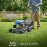 16″ / 40cm Petrol Lawnmower, 139cc 4-Stroke Engine, Hand Push, 7 Cutting Heights 25-75mm, 40L Grass Bag – 3 Year Warranty - Image 2