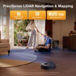 roborock Qrevo Series Robot Vacuum Cleaner with Mop, 10,000Pa Suction, Upgraded from Qrevo S, Dual Anti-Tangle Brushes, Smart Obstacle Avoidance, Auto Mop Washing&Drying,… - Image 8