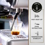 Breville Barista Max Espresso Machine | Latte & Cappuccino Coffee Maker with Integrated Bean Grinder & Steam Wand | 2.8 L Water Tank | 15 Bar Italian Pump | Stainless Steel - Image 3