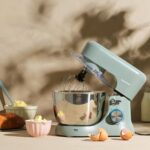 EK5234PTEAL Go Bake Stand Mixer- Large Electric Whisk with 4L Stainless Steel Bowl, 8 Speeds and Pulse Function, Mixing Beater, Dough Hook, and Whisk Attachments,… - Image 4