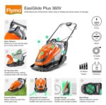 Plus 360V Hover Collect Lawn Mower – 1800W Motor, 36cm Cutting Width, 26 Litre Grass Box, Folds Flat, 10m Cable Length, Orange and Grey - Image 3
