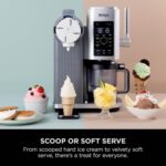 CREAMi Scoop and Swirl Soft Serve and Ice Cream Maker with 2x Tubs, 13 Functions, Makes Ice Cream, Soft Serve, Gelato, Sorbet, Milkshakes and More, Mix-In Option, Platinum… - Image 5