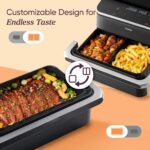 Dual Air Fryer, 10L Flexible Capacity, Dual Blaze Heating for Fast and Even Results, Single & Double Zone Airfryer cooking for Whole Meals, Smart Twinfry, Energy-Saving - Image 2