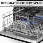 Table top dishwasher, 6 place settings and 6 programmes – Black – DH85 - Image 4