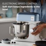 Stand Mixer ‎KMX760ABL for Baking, Stylish Kitchen Mixer with K-beater, Dough Hook and Whisk, 5 L Stainless Steel Bowl, Removable Splash Guard, 1000 W, Editions Blue - Image 3