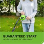 24V Cordless Lawnmower with Brushless Motor for Smaller Lawns up to 140m², 33cm Cutting Width, 30L Bag, Lawnmower with 24V 4Ah Battery & Charger, 3 Year… - Image 3