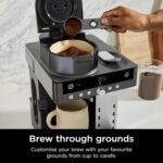 Prestige 2-in-1 Filter Coffee and Pod Capsule Machine with Built-in Milk Frother, Make Lattes, Iced Coffee and Flat Whites, Gunmetal CFN802UKGM - Image 2