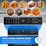 Pro 30 Litre Air Fryer Oven 1800W with Rotisserie Accessory Set – Extra Large Air Fryer for Family, 20 in 1 Dual Cook, Smart Dial, 360° Hot Air Circulation, Time & Temp… - Image 3