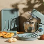 EK5234PTEAL Go Bake Stand Mixer- Large Electric Whisk with 4L Stainless Steel Bowl, 8 Speeds and Pulse Function, Mixing Beater, Dough Hook, and Whisk Attachments,… - Image 7
