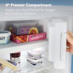 IG155W Freestanding Under Counter Fridge With 2 Adjustable Shelves, 1 Salad Drawer, 3 Door Shelves, Reversible Door, 97 Litre Capacity Fridge, 16 Litre Ice Box, 55 cm… - Image 7