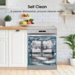 HS622E90XUK Freestanding Standard Dishwasher 85cm High- Stainless Steel – E Rated, Silver, 24 x 23 x 33 inches (L x W x H) [Energy Class E] - Image 10