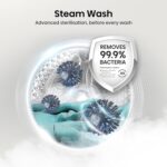 3S Series WD3S1043BB3 Wifi Connected 10.5Kg and 6Kg Washer Dryer with 1400 rpm – Black – A-D Rated - Image 9