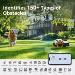 Navimow i105E Robotic Lawn mower without Boundary, Rec. 500 m², Max. 600 m², EFLS 2.0 RTK + Vision Robot Lawnmower, AI Automatic Mapping, Virtual Limiting, Multi-Zone… - Image 4