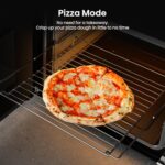 HDUKC60W 60cm Electric Cooker with Ceramic Hob-White, A Rated Double Oven 50L/80L [Energy Class A] - Image 8