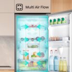 RB327N4WCE 55cm Freestanding 50/50 Fridge Freezer – 256 litre capacity – Total No Frost – Non-plumbed Water Dispenser – Silver – E Rated, H182.4 x W55 x D55.6 (cm) - Image 5