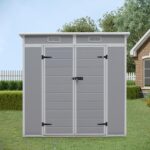 Panana Outdoor Garden Storage Shed, Grey, 6 x 4 ft；4.66 x 4ft ；5 x 2.6ft (6X4-B), NORTH27 - Image 2