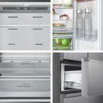 Door Fridge Freezer 485L, Total No Frost, Silver, 69.4D x 70.4W x 200H cm, E Rated - Image 4