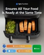 Airfryer 3000 Series Dual Basket – 2 Drawer Air Fryer, 3L + 6L Capacity, RapidAir Plus Technology, 13 Ways to Cook, 90% Less Fat, Easy to Clean, Digital Touchscreen,… - Image 6