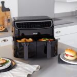 EK4548 Dual Air Fryer – Double Drawer, 2 XL Non-Stick Cooking Trays, Sync & Match Cook Function, Independent Cooking, 8.2L, Sensor Touch Display, 12 Presets, Oil Free,… - Image 5