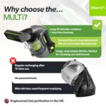Gtech Multi MK2 | Cordless Handheld Vacuum Cleaner for Cars, Stairs, Home | 22V Li-ion Battery | Powered Brush Bar - Image 2