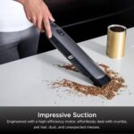 Shark WandVac 1.0 Cordless Handheld Vacuum Cleaner, Small & Lightweight, Powerful Suction Handheld Vacuum with Duster/Crevice and Multi-Surface Tools, Charging Base, Grey, WV200UK - Image 3