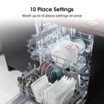 HV523E15UK 10 Places Slimline Fully Integrated Dishwasher White with 30 Minutes Quick Wash [Energy Class E] - Image 4