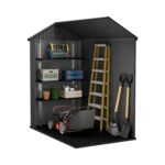 Keter Darwin Outdoor Apex Single Door Garden Storage Shed 6 x 4ft Grey Wood Look and Feel | Fade Free | All Weather Resistant | Safe and Secure | Zero Maintenance | 15 year… - Image 5