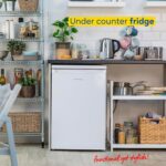 Russell Hobbs Under Counter Larder Fridge 127 Litre with Adjustable Thermostat & Feet, 3 Removable Shelves, Internal LED Light, Reversible Door, White, 2 Year Guarantee… - Image 3