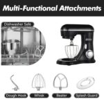Kitchen in the box Stand Mixer, 6L Electric Food Mixer with 10 Speeds, 1300W Kitchen Appliance for Home Baking, Colorful Design Baking Tool for Bread Dough Cake with Dough Hook,… - Image 6
