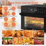 30L Air Fryer Oven XXL with Rotisserie, Mini Oven with 20 Programs, 9 Accessories, 360°Hot Air Circulation Technology, LED Touchscreen, Double-layered Glass Door, Recipe Book - Image 7