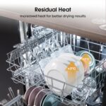 HS622E90BUK Freestanding Standard Dishwasher 85cm High – E Rated, Black, 24 x 23 x 33 inches (L x W x H) [Energy Class E] - Image 10