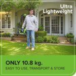 24V Cordless Lawnmower with Brushless Motor for Smaller Lawns up to 140m², 33cm Cutting Width, 30L Bag, Lawnmower with 24V 4Ah Battery & Charger, 3 Year… - Image 4