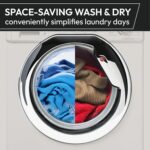 H-Wash and Dry 400 Integrated Washer Dryer, 9 Kg Wash plus 6 Kg Dry, Combined Cycle Class D, 1600 RPM, hOn App Connectivity, Steam Care Pro Cycle, White, 60x53x82 cm -… - Image 3