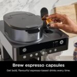 Prestige 2-in-1 Filter Coffee and Pod Capsule Machine with Built-in Milk Frother, Make Lattes, Iced Coffee and Flat Whites, Gunmetal CFN802UKGM - Image 3