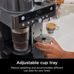 Prestige 2-in-1 Filter Coffee and Pod Capsule Machine with Built-in Milk Frother, Make Lattes, Iced Coffee and Flat Whites, Gunmetal CFN802UKGM - Image 9