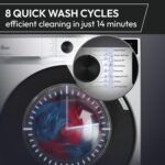 Pro Wash Series 3 Washer Dryer, 8kg Wash, 5kg Dry, A-10 percent Wash Energy Class, 16 Programmes, XL Soft Drum, WIFI Connected, Graphite-Black Door, 48x60x85 cm -HBWR… - Image 10
