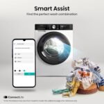 3S Series WD3S8043BW3 Wifi Connected 8Kg / 5Kg Washer Dryer with 1400 rpm – White – A/D Rated - Image 6