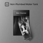 RB327N4WCE 55cm Freestanding 50/50 Fridge Freezer – 256 litre capacity – Total No Frost – Non-plumbed Water Dispenser – Silver – E Rated, H182.4 x W55 x D55.6 (cm) - Image 4