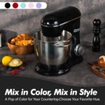 Kitchen in the box Stand Mixer, 6L Electric Food Mixer with 10 Speeds, 1300W Kitchen Appliance for Home Baking, Colorful Design Baking Tool for Bread Dough Cake with Dough Hook,… - Image 7