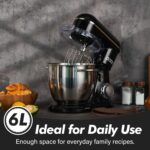 Kitchen in the box Stand Mixer, 6L Electric Food Mixer with 10 Speeds, 1300W Kitchen Appliance for Home Baking, Colorful Design Baking Tool for Bread Dough Cake with Dough Hook,… - Image 2