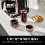 Prestige 2-in-1 Filter Coffee and Pod Capsule Machine with Built-in Milk Frother, Make Lattes, Iced Coffee and Flat Whites, Gunmetal CFN802UKGM - Image 5