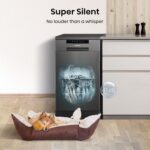 HS523E15BUK Slimline 10 Places Free Standing Dishwasher Black with 30 Minutes Quick Wash [Energy Class E] - Image 7