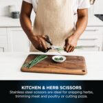Foodi StaySharp Knife Block with Integrated Sharpener 5 Knives and Scissors (1 pair), Sharp 6-Piece Knife Set Chef, Bread, Slicing, Utility, Paring Knives & Scissors,… - Image 9